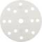 Okrągły arkusz papieru ściernego z wieloma symetrycznie rozmieszczonymi otworami. Używany głównie do prac szlifierskich w warsztatach.