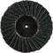 "Tarcza szlifierska z lamelami" przedstawia okrągłą czarną tarczę szlifierską z lamelami ułożonymi promieniowo.