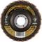 Tarcza szlifierska Rhodius o wymiarach 115 x 22,23 mm, odpowiednia do stali nierdzewnej, z maksymalną prędkością 80 m/s i 13.285 obr./min.