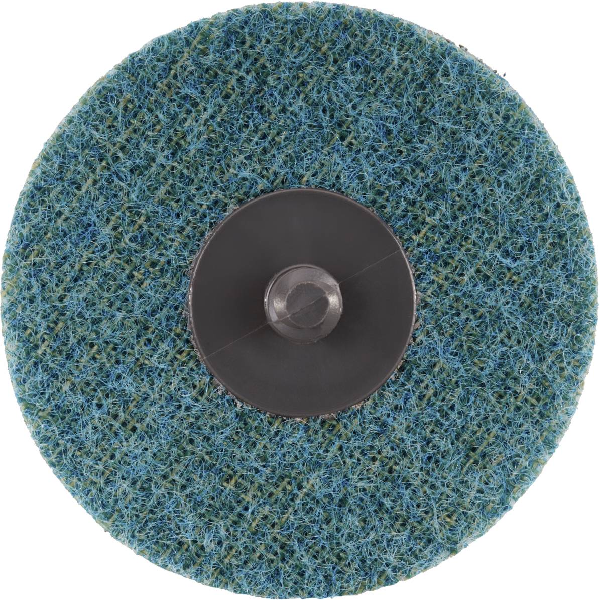 Okrągła tarcza szlifierska o niebieskiej strukturze, widok z góry.