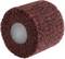 Brązowy cylinder szlifierski o teksturowanej powierzchni, ukształtowany cylindrycznie, przedstawiony na białym tle.