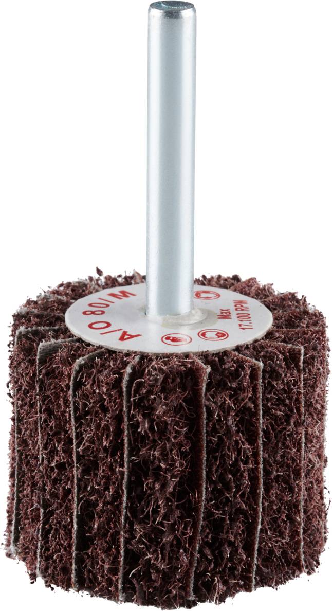 Rhodius 305318 RHODIUS VSK, 10 шт. лепесткові шліфувальні круги з флісу 40 x 30 x 6,0 мм, A80, середні, TOPline, для нержавіючої с