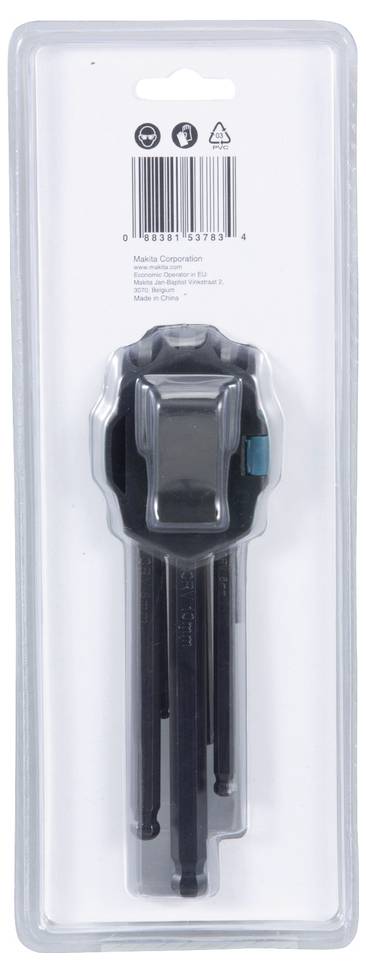 Makita Innensechskantschlüssel-Set 9-tlg. B-65894 Набір шестигранних ключів