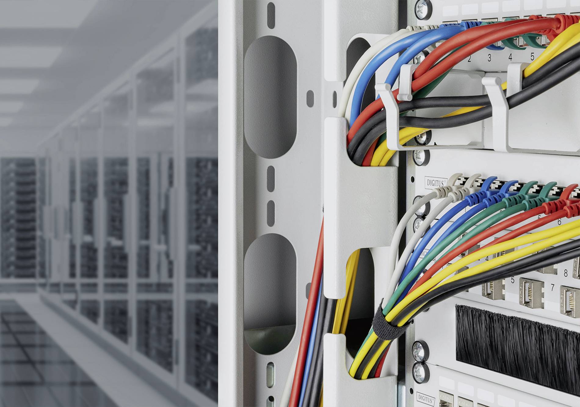 Мережевий кабель Digitus DK-1632-A-030S-B, 1 шт., RJ45, CAT 6a, F/FTP, 3 м, синій