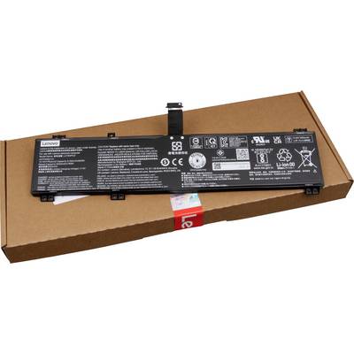 Akumulator do laptopa Lenovo L16M4PB0 z specyfikacjami i symbolami na brązowym opakowaniu.
