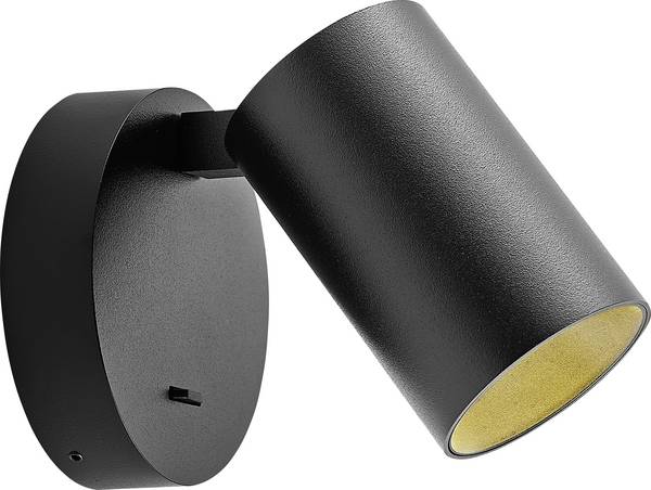 Lampa ścienna Deko Light Can Tilt rund, 1x 7,5 W GU10, Schwarz 341334 7.5 W czarny