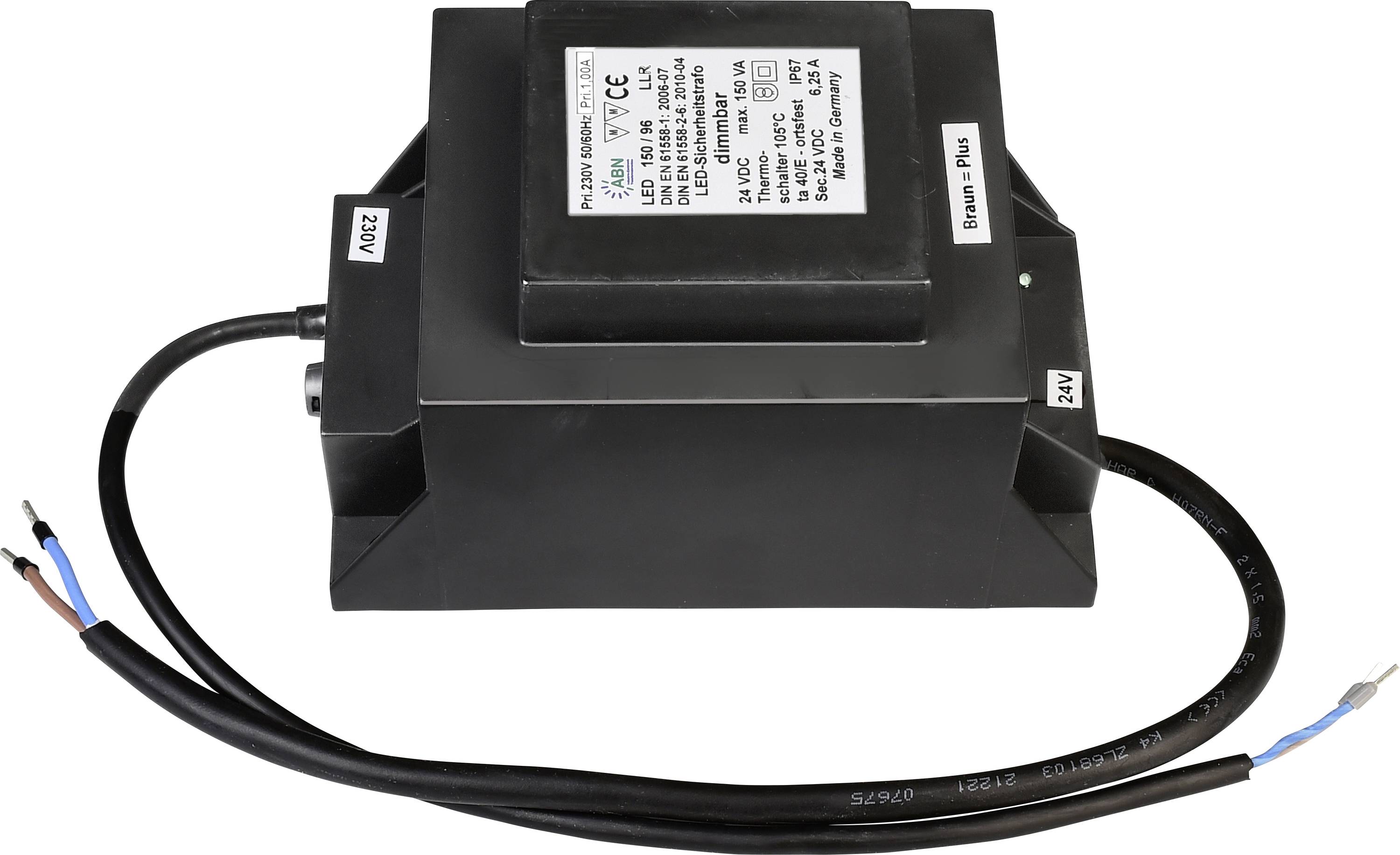 Світлодіодний трансформатор ABN 1250 - 6250 мА 1 шт.