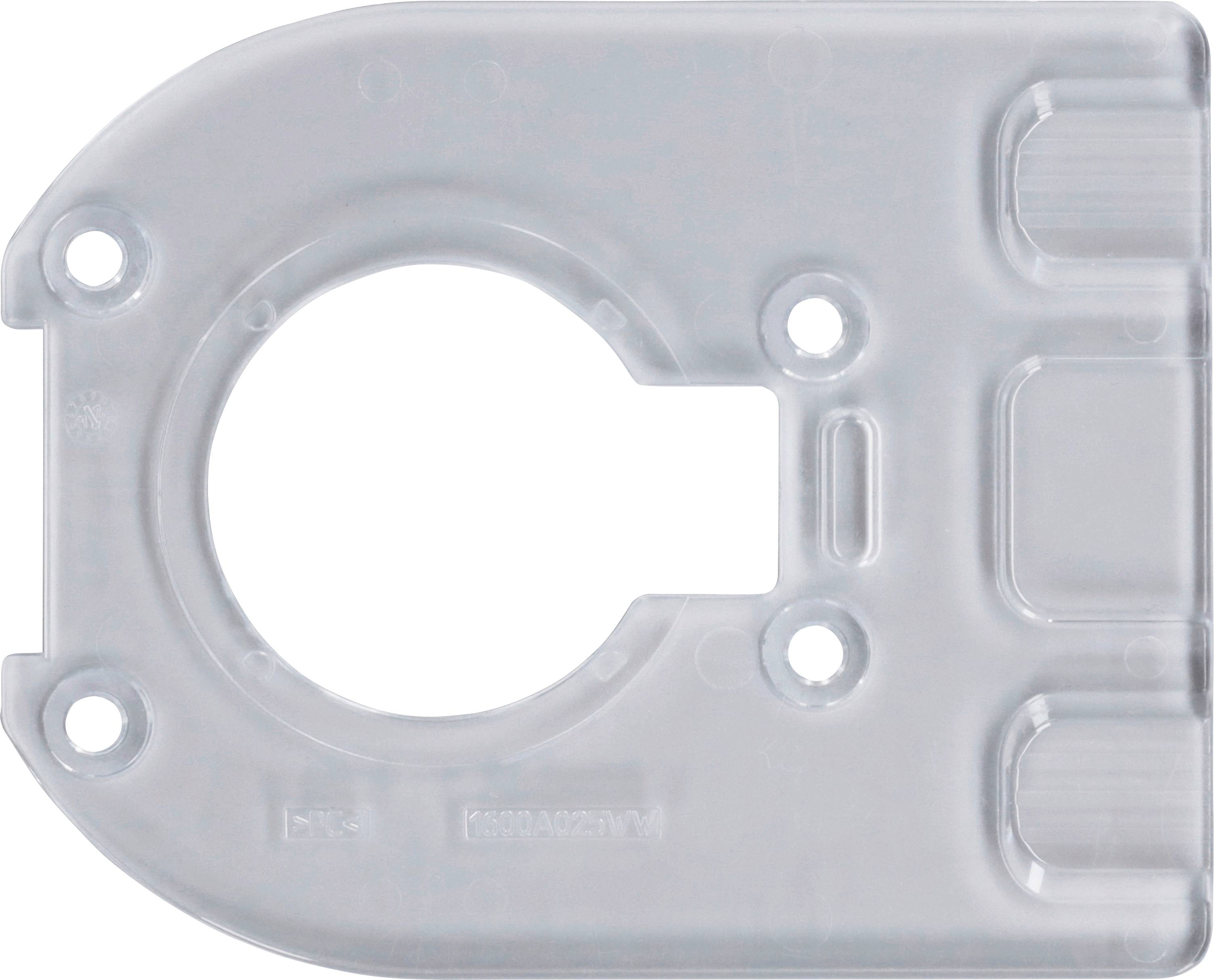 Напівкругла опорна плита PRO 7 x 93 x 118 мм Bosch Accessories 2608001110