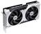 Karta graficzna GeForce RTX z dwoma wentylatorami firmy MSI, prezentująca wyposażenie chłodzące i sekcję złączy, bez podania konkretnego numeru modelu.