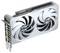 Karta graficzna w białej obudowie z dwoma wentylatorami, z napisem 'Gigabyte GeForce RTX'.