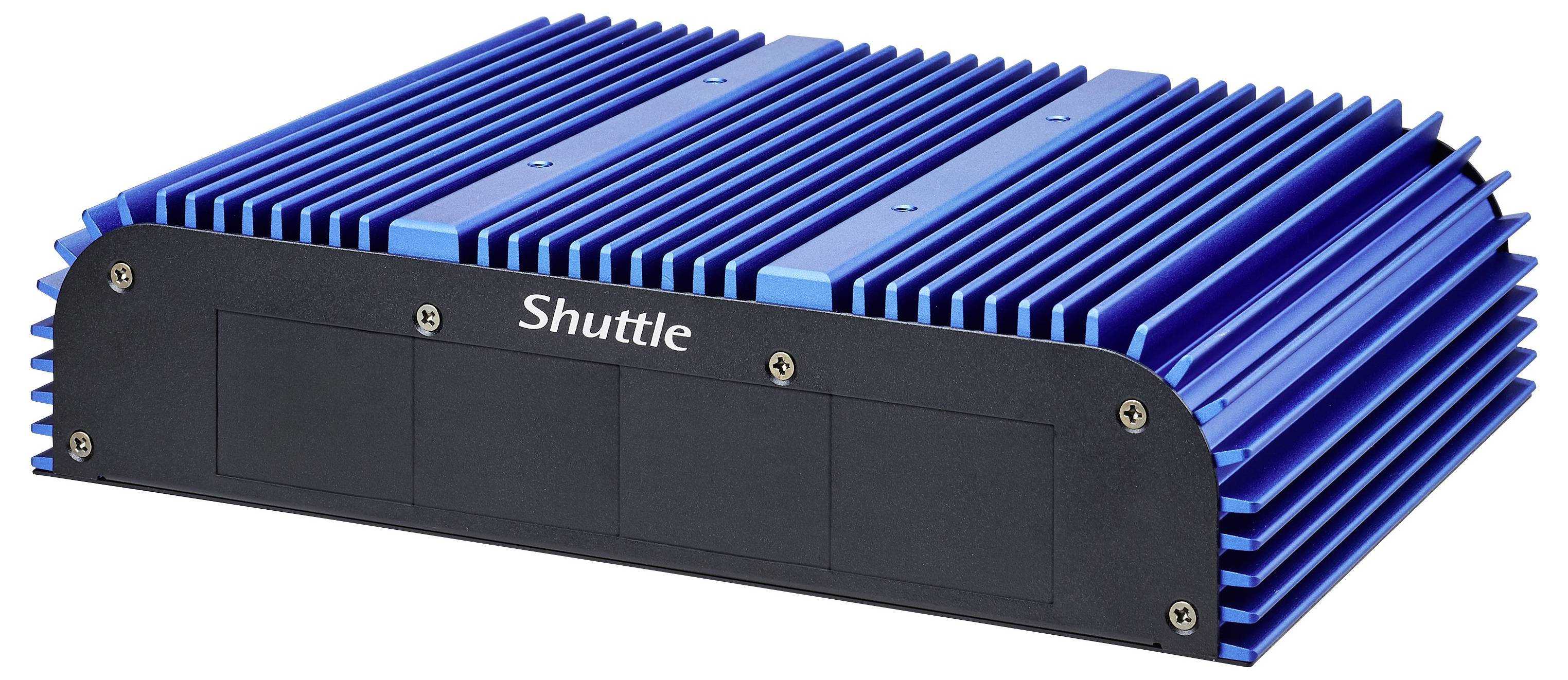 Czarno-niebieskie urządzenie transportowe z żebrami chłodzącymi, zaprojektowane z myślą o wydajnym chłodzeniu elektronicznym.