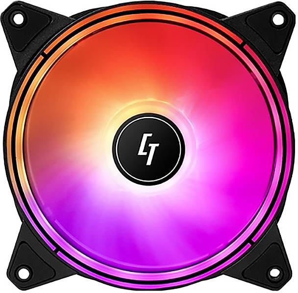 Chief NF-3012-RGB Wentylator do obudowy PC czarny (S x W x G) 120 x 25 x 120 mm-2