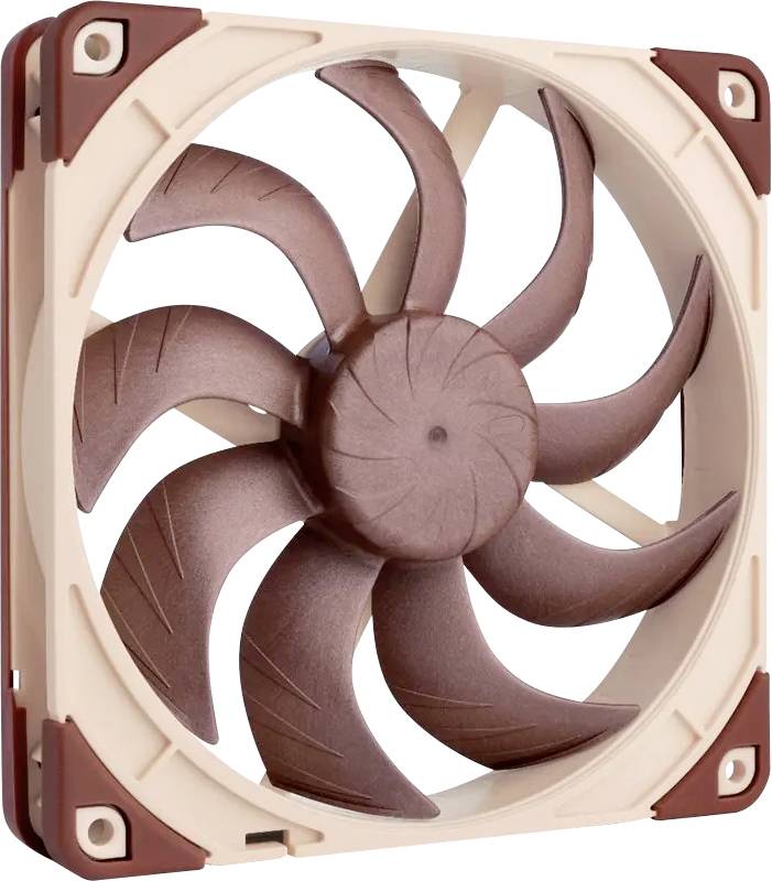 Noctua NF-A14X25 G2 LS-PWM Wentylator do obudowy PC beżowy, brązowy (S x W x G) 14 x 2.5 x 14 cm-0