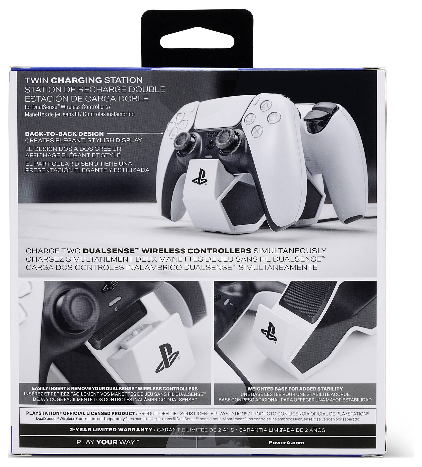 Stacja ładująca do dwóch bezprzewodowych kontrolerów