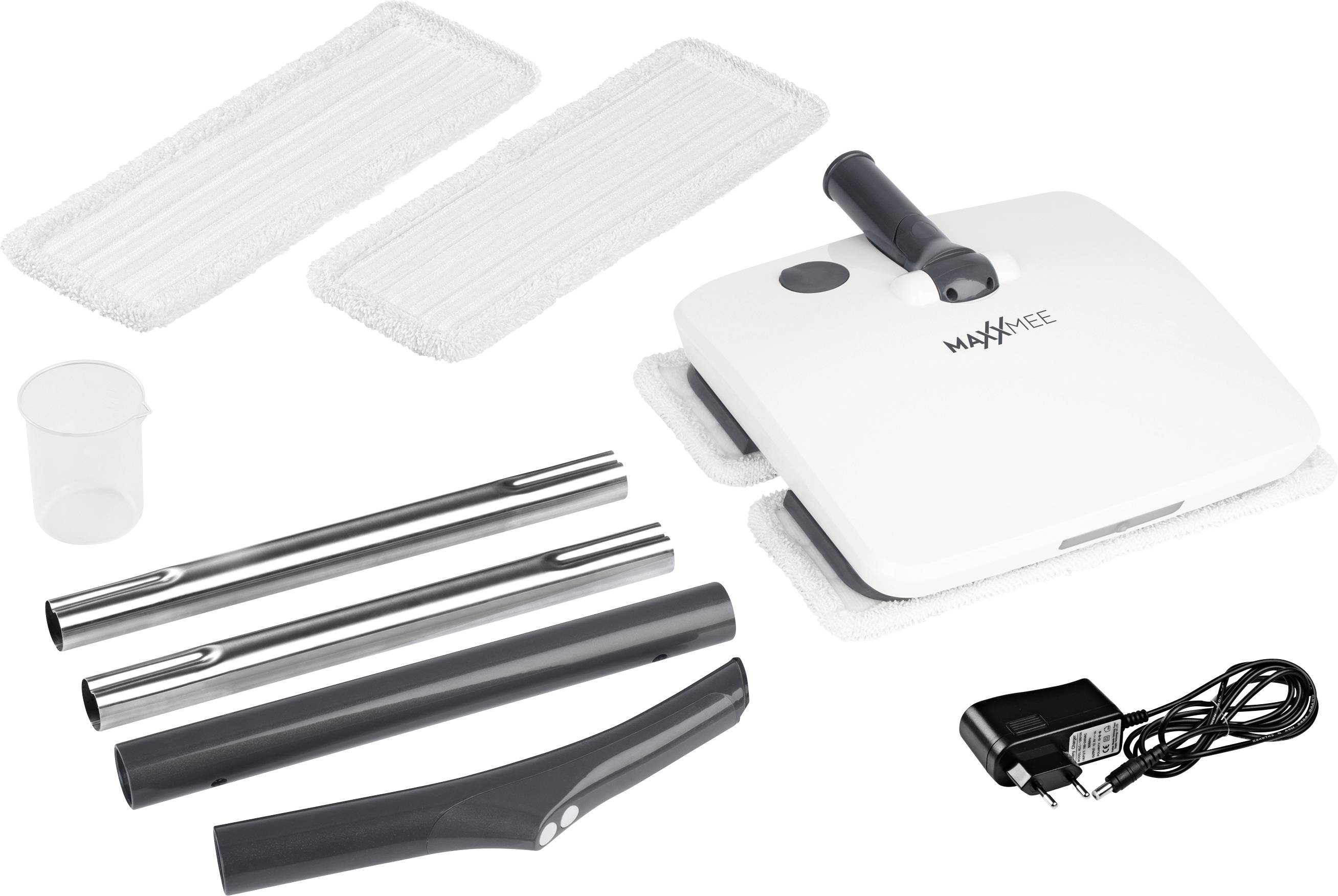 Maxxmee 00469 Аккумуляторна вібраційна швабра для підлоги біла, сіра 1 шт.