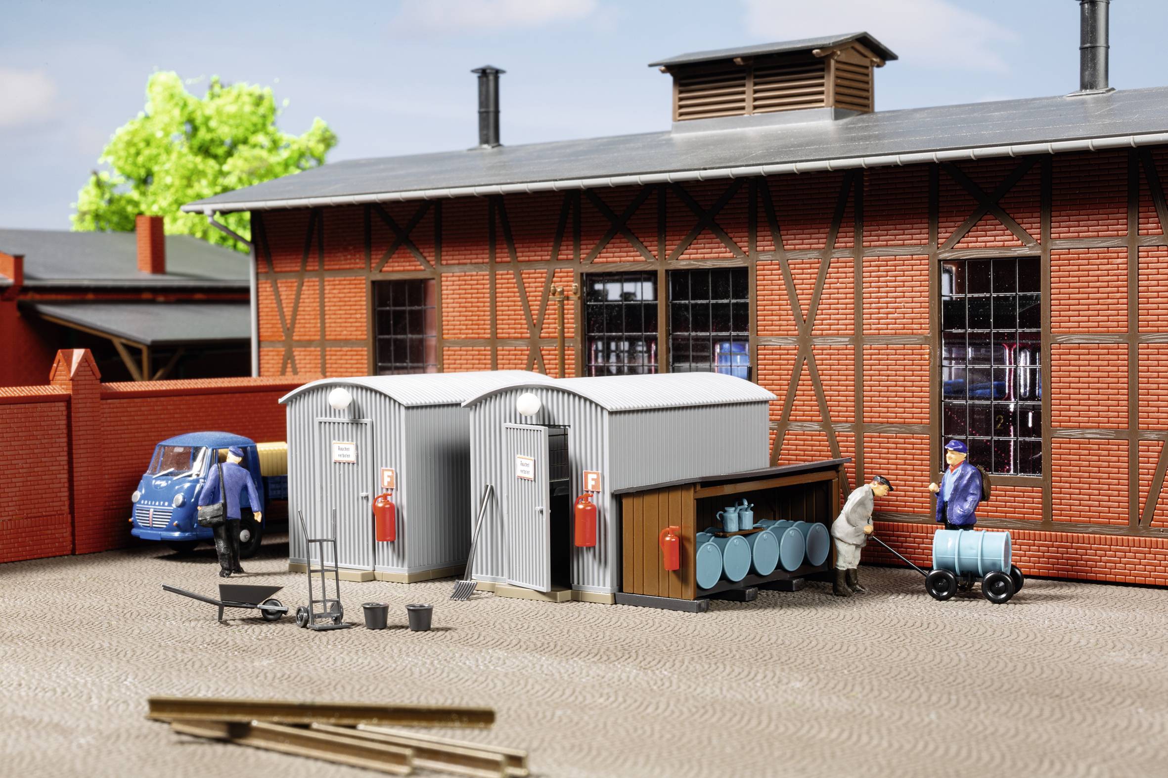 Комплект для зберігання олії з гофрованого листового металу Auhagen 11478 H0, 1 шт.