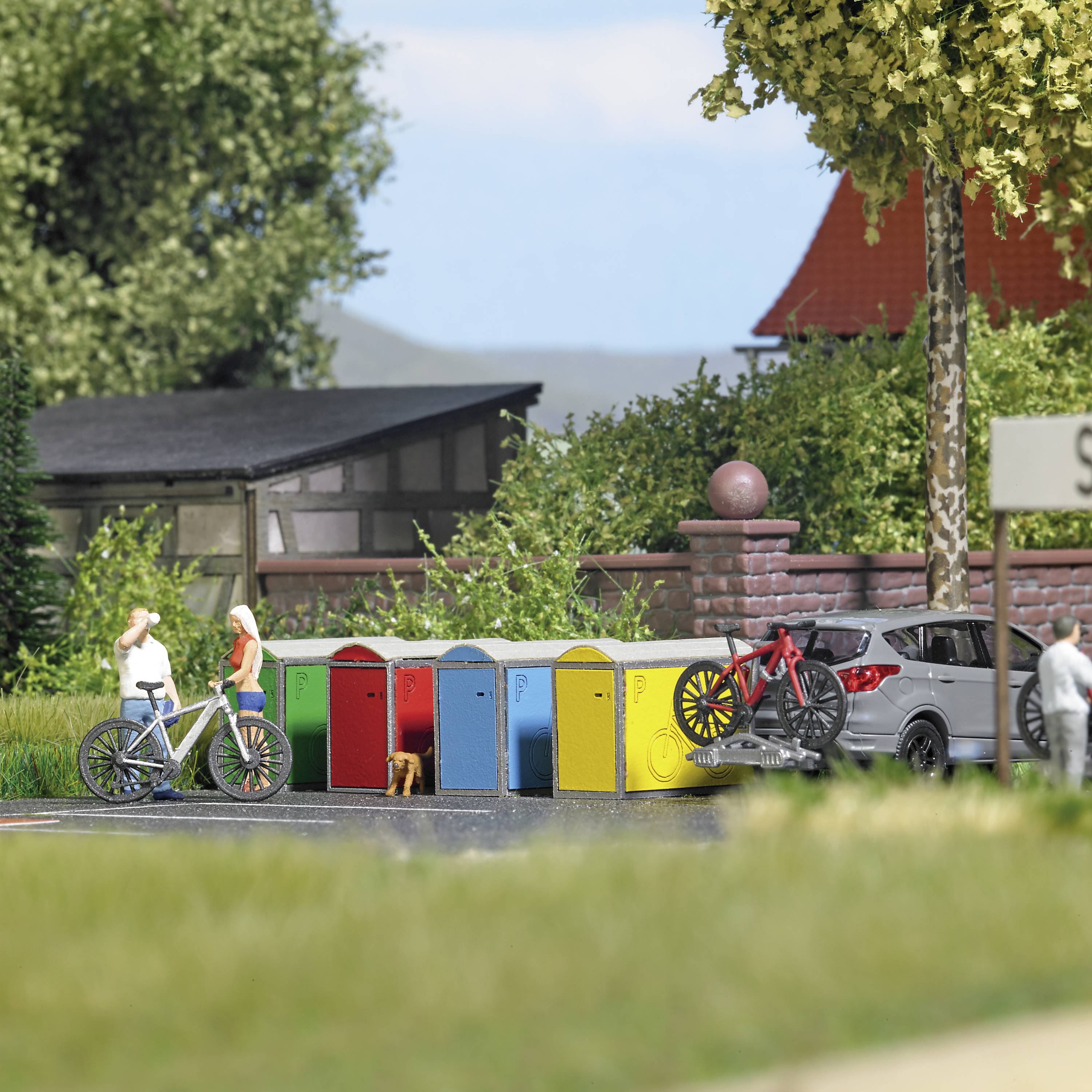 Комплект для складання велосипедних ящиків Busch 1988 H0 4