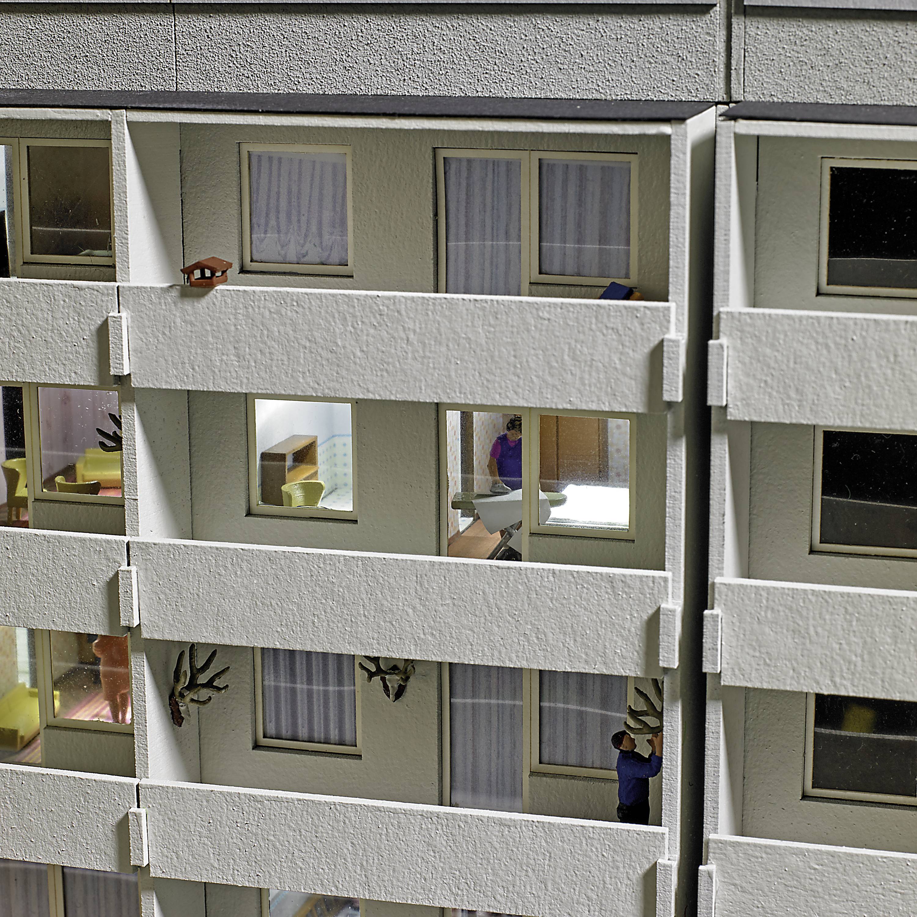 Комплект для складання обладнання Busch 1993 H0 »Прасувальні роботи«