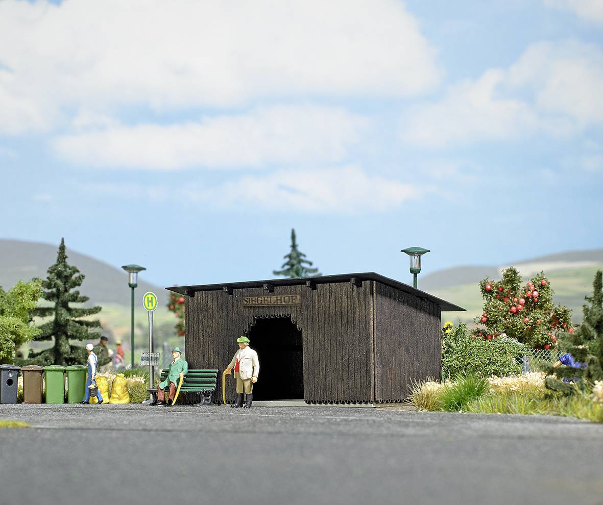 Комплект для складання автобусної зупинки Busch 8792 TT Siegelhof, 1 шт.