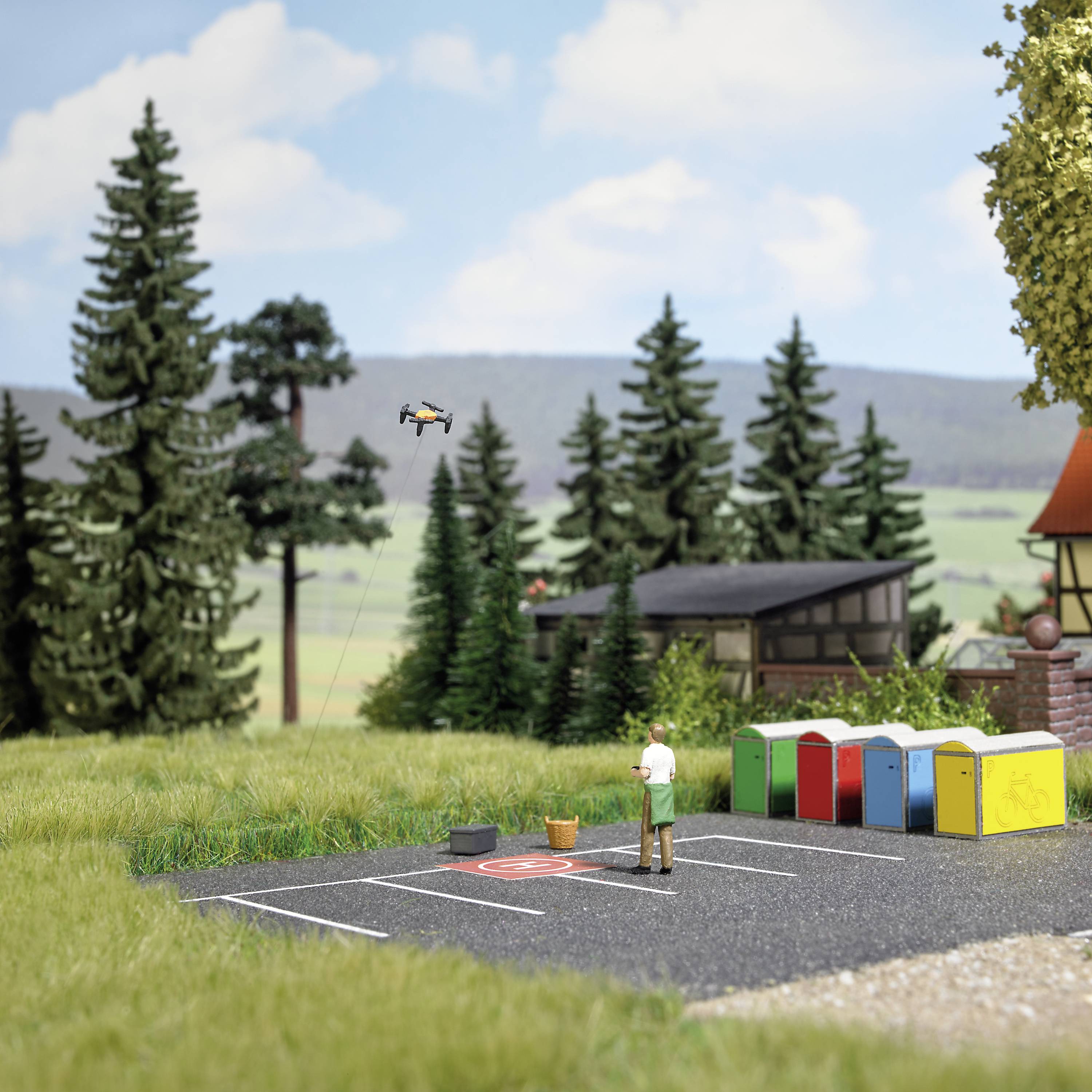 Комплект для складання Busch H0 Fawn Rescue Action Set