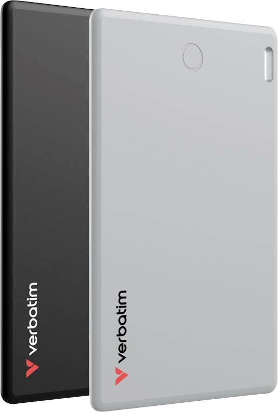 Verbatim My Finder Card, комплект з 2 Bluetooth-трекерів, чорний, срібний