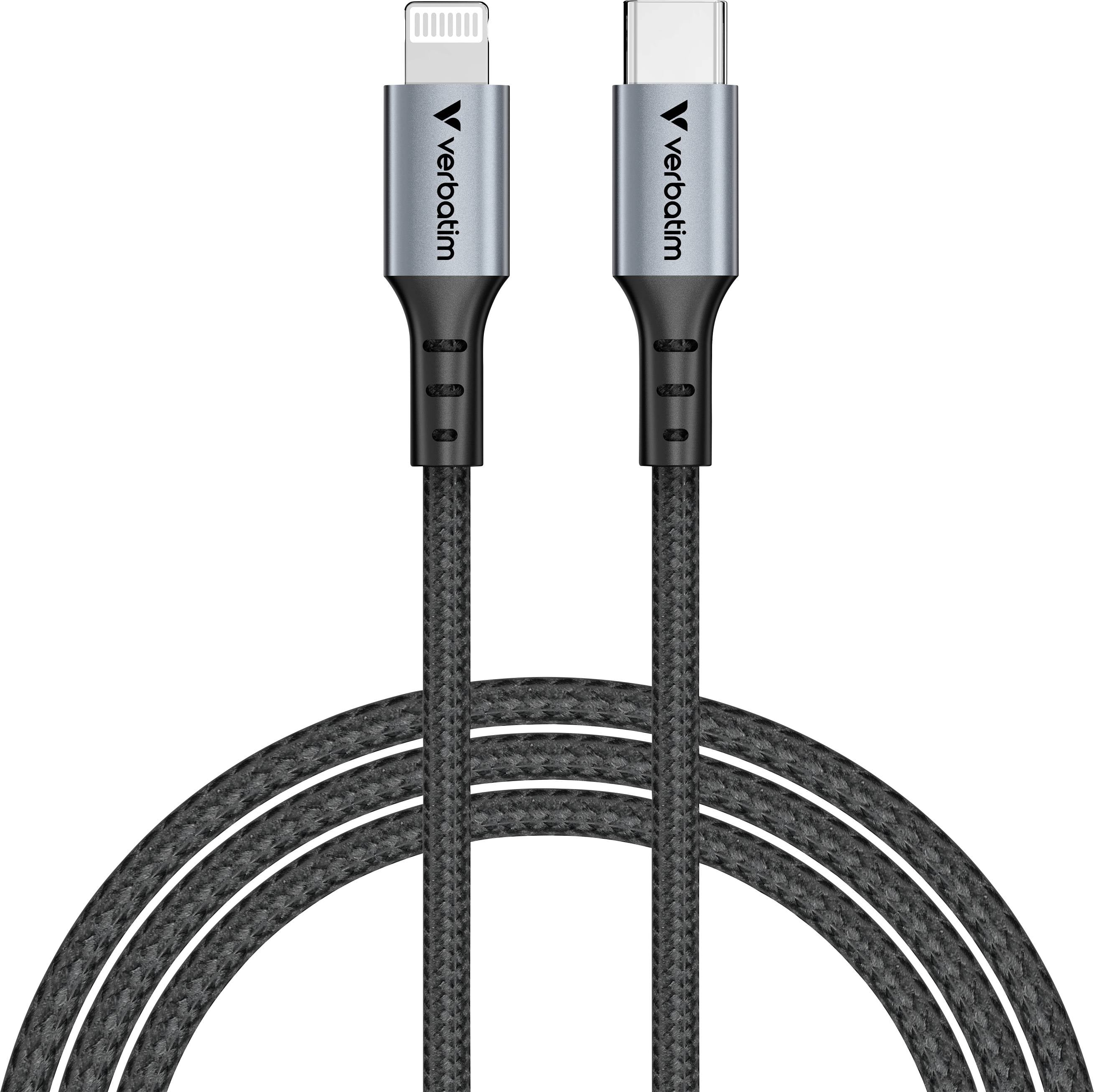 Кабель Verbatim Sync & Charge 31844, USB-C®, Lightning, 1,2 м