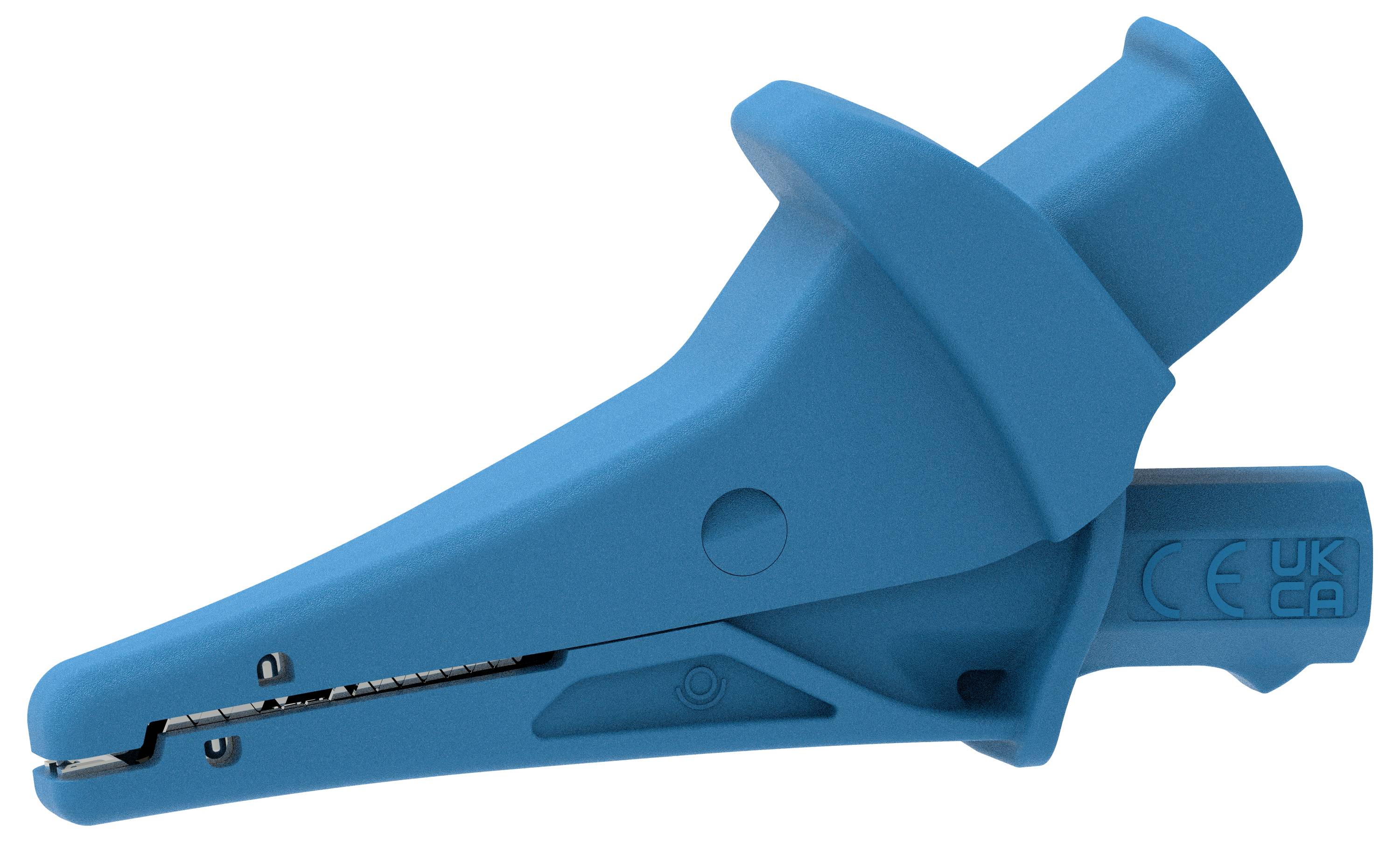 Зажим типа «крокодил» Electro PJP 5104-IEC-CD1-BL 5104-IEC-CD1-BL Максимальный диапазон зажима: 25 мм Длина: 91 мм Синий 1 шт.