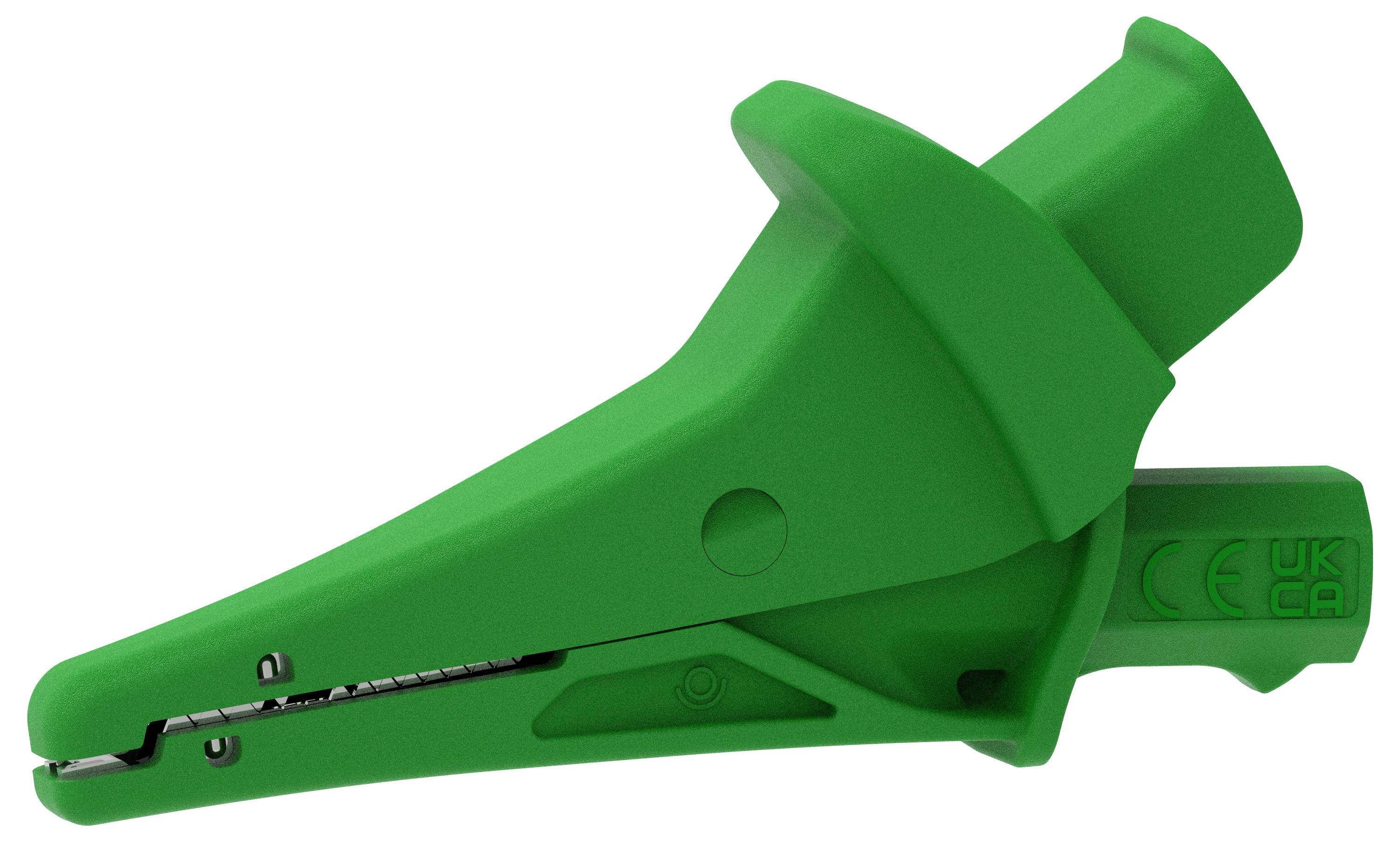 Зажим типа «крокодил» Electro PJP 5104-IEC-CD1-V 5104-IEC-CD1-V Максимальный диапазон зажима: 25 мм Длина: 91 мм Зеленый 1 шт.