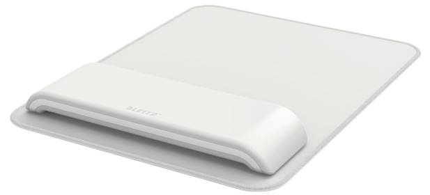 Килимок для миші Leitz Ergo Mauspad Grau, Einfarbig, Handgelenkauflage, Anti-Rutsch-Basis Ергономічний сірий