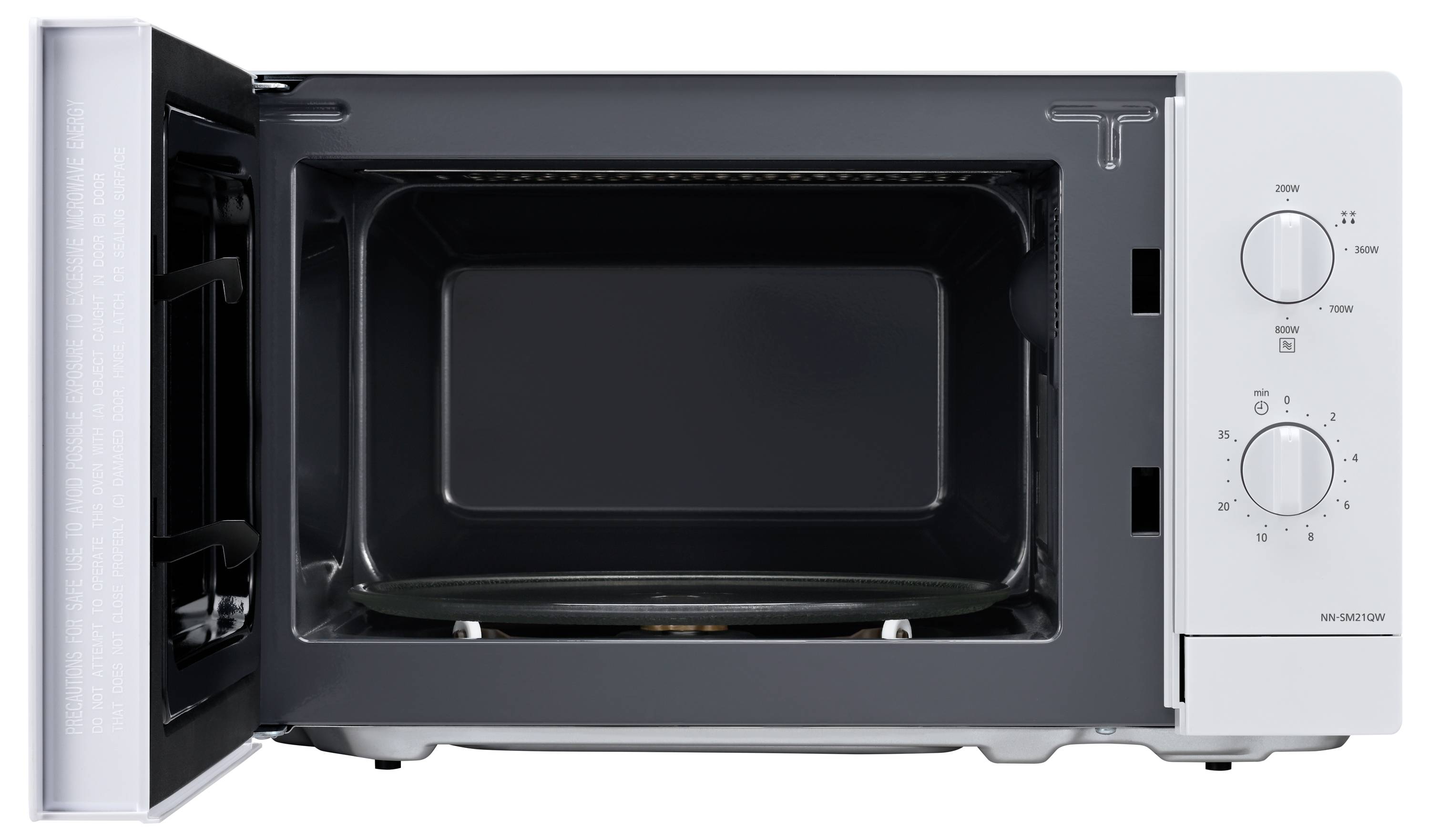 Мікрохвильова піч Panasonic NN-SM21QWEPG 800 Вт з функцією таймера білого кольору