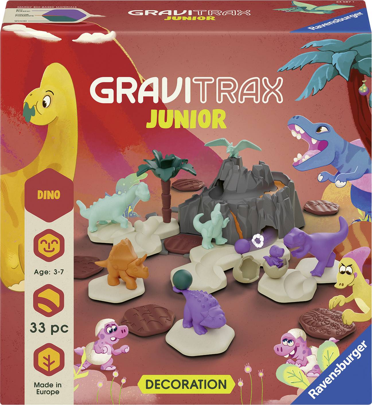 Ravensburger GraviTrax Junior - Подовжувач Dino GraviTrax Junior - Подовжувач Dino 24587