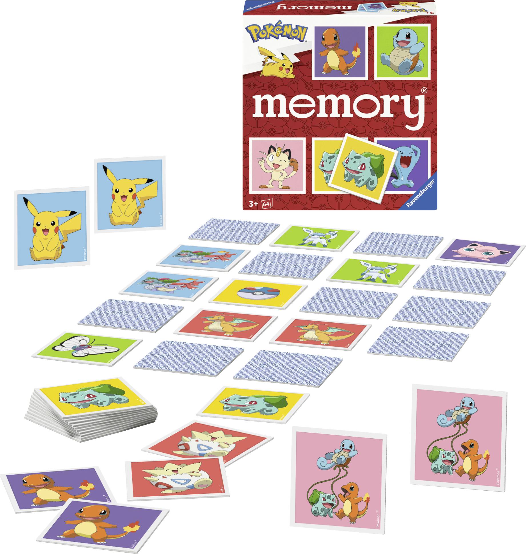 Ravensburger memory® Pokémon - настільна гра та B memory® Pokémon 24853