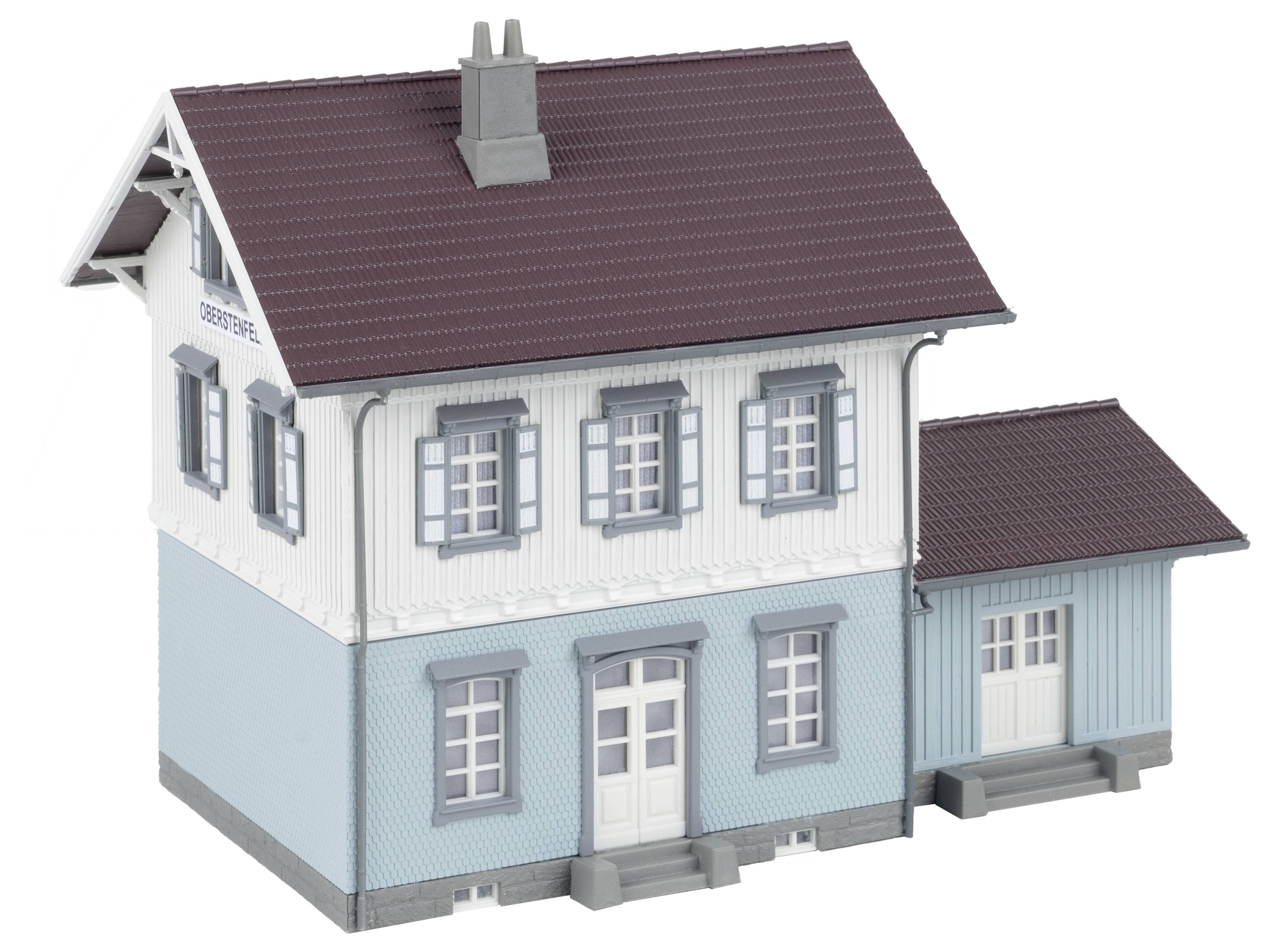 Комплект для складання залізничної станції Оберстенфельд Faller 110138 H0, 1 шт.