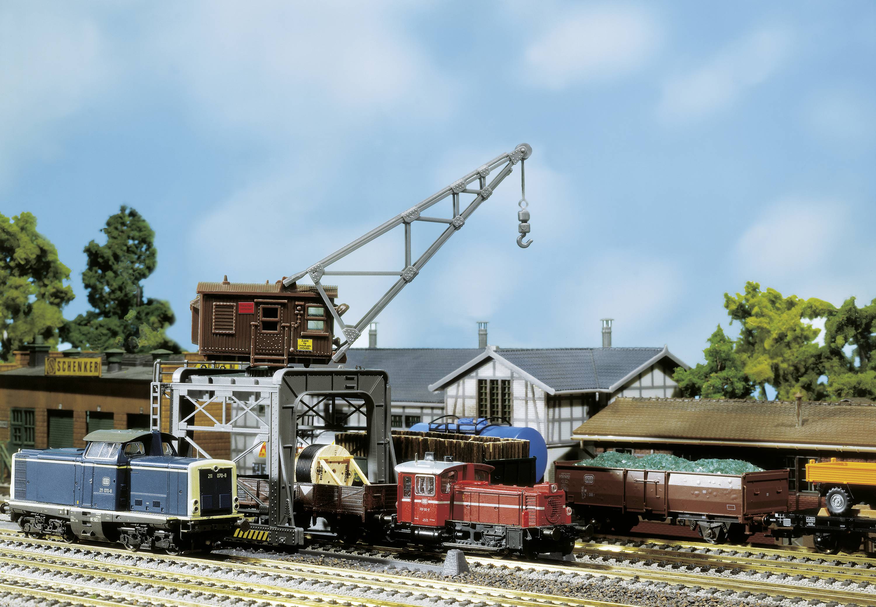 Комплект для складання мостового крана Faller 131370 H0, 1 шт.