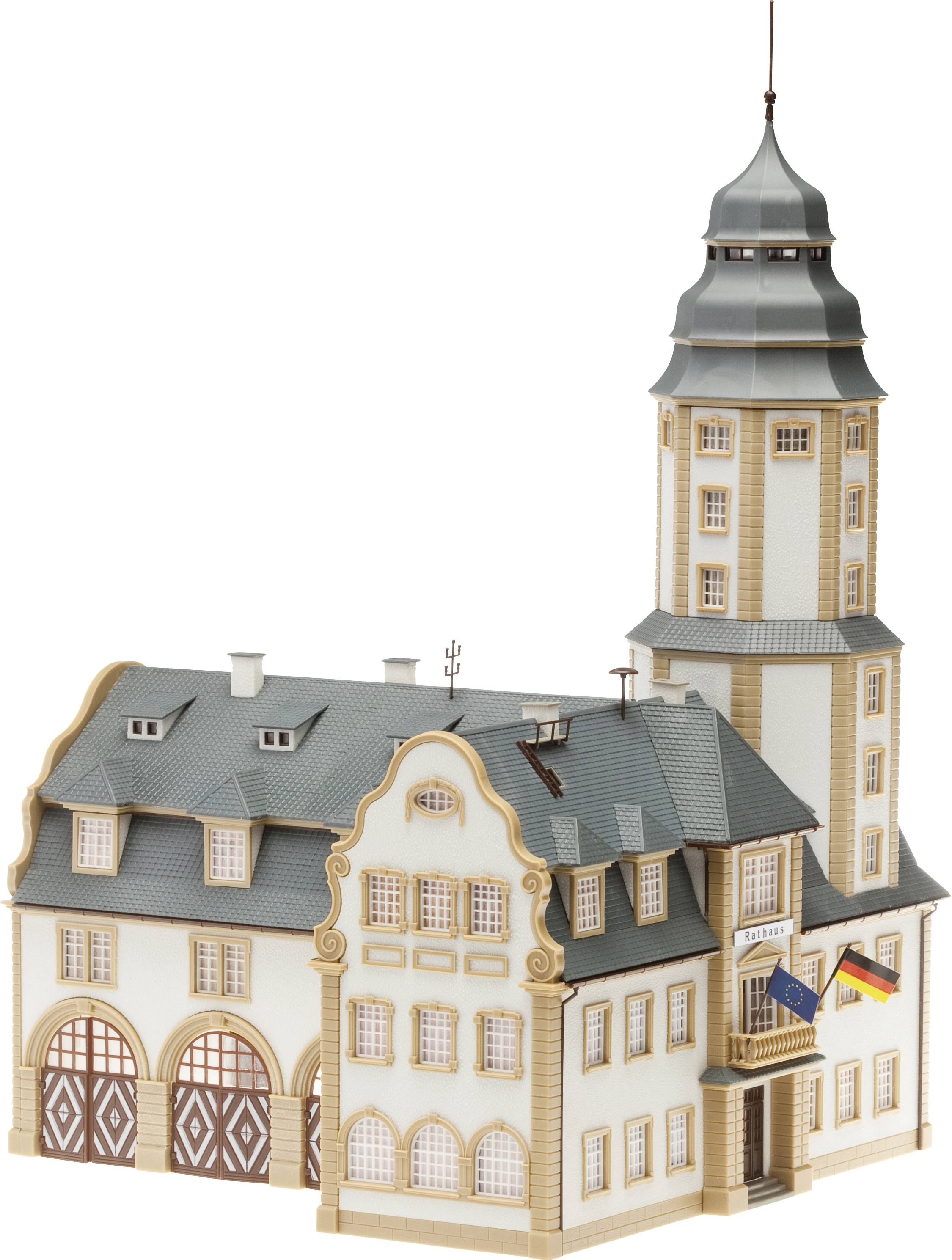 Міська ратуша з пожежною станцією Faller 191835 H0 комплект для складання 1 шт.