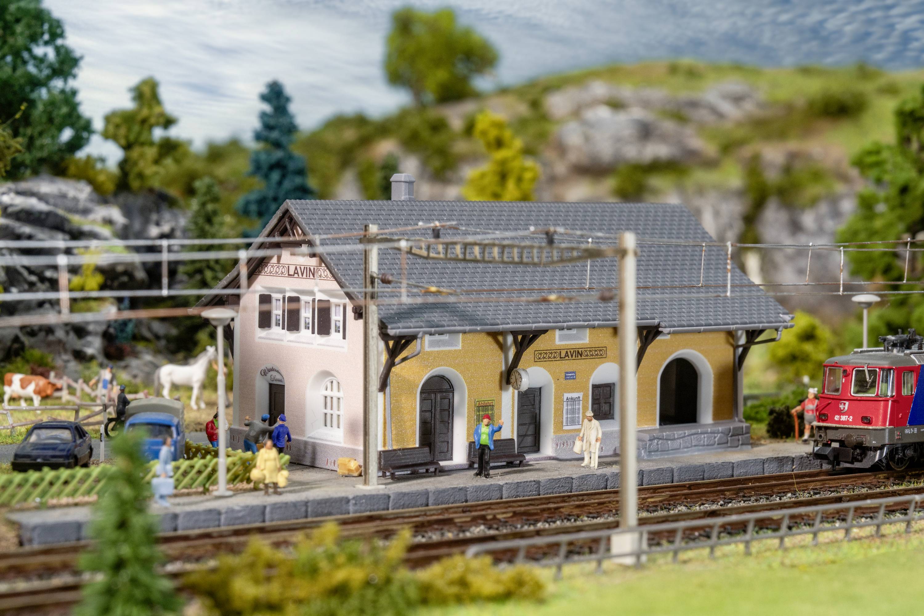 Комплект для складання залізничної станції N Lavin Faller 212128, 1 шт.