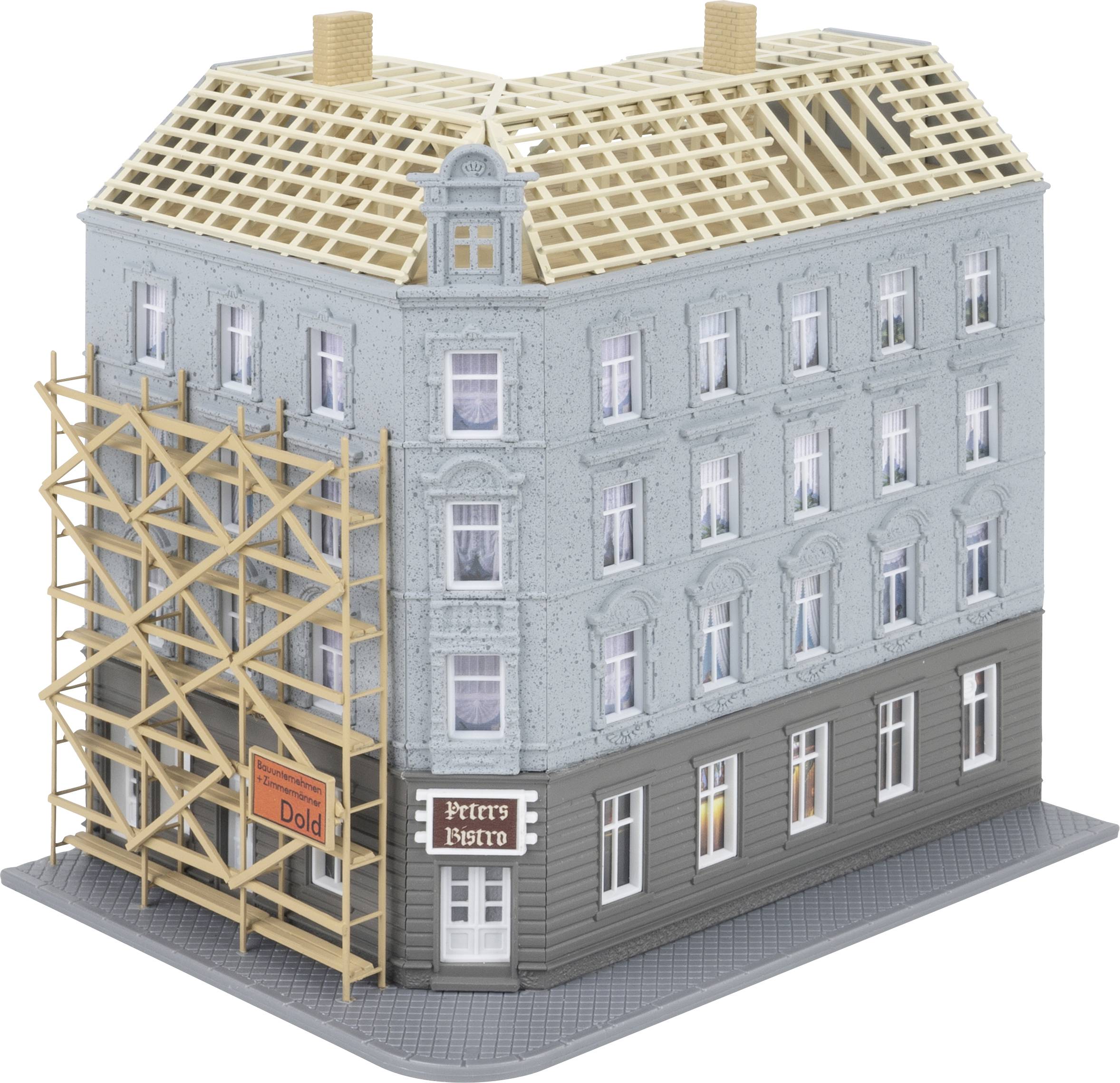 Кутовий будинок у місті під ремонт Faller 232166 N монтажний комплект 1 шт.