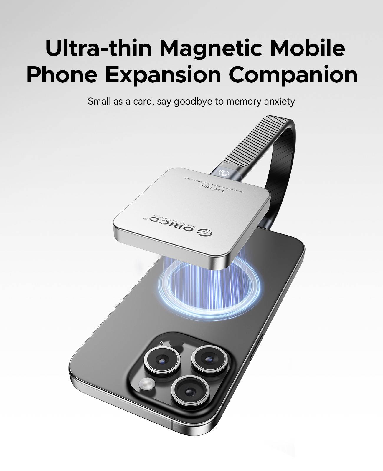 ORICO K20 mini Obudowa M.2 SSD USB-C® USB 3.2 (Gen 2x2) 20 GBit/s M.2 PCIe 2230 K20Mini-1