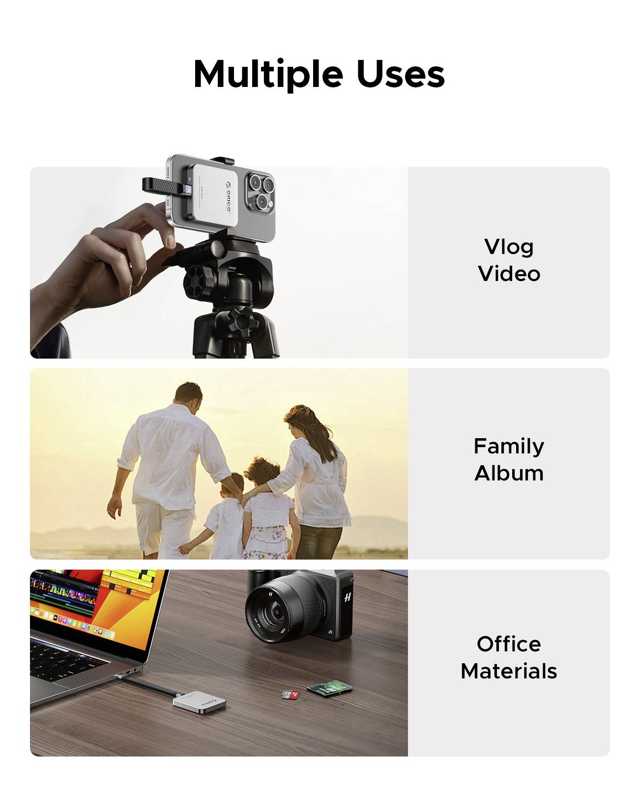 ORICO K20 mini Obudowa M.2 SSD USB-C® USB 3.2 (Gen 2x2) 20 GBit/s M.2 PCIe 2230 K20Mini-9