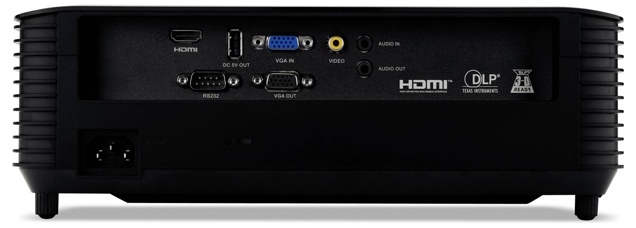 Acer Rzutnik X1228 DLP 4800 lm 1024 x 768 XGA 3D ready, Z pilotem zdalnego sterowania-3