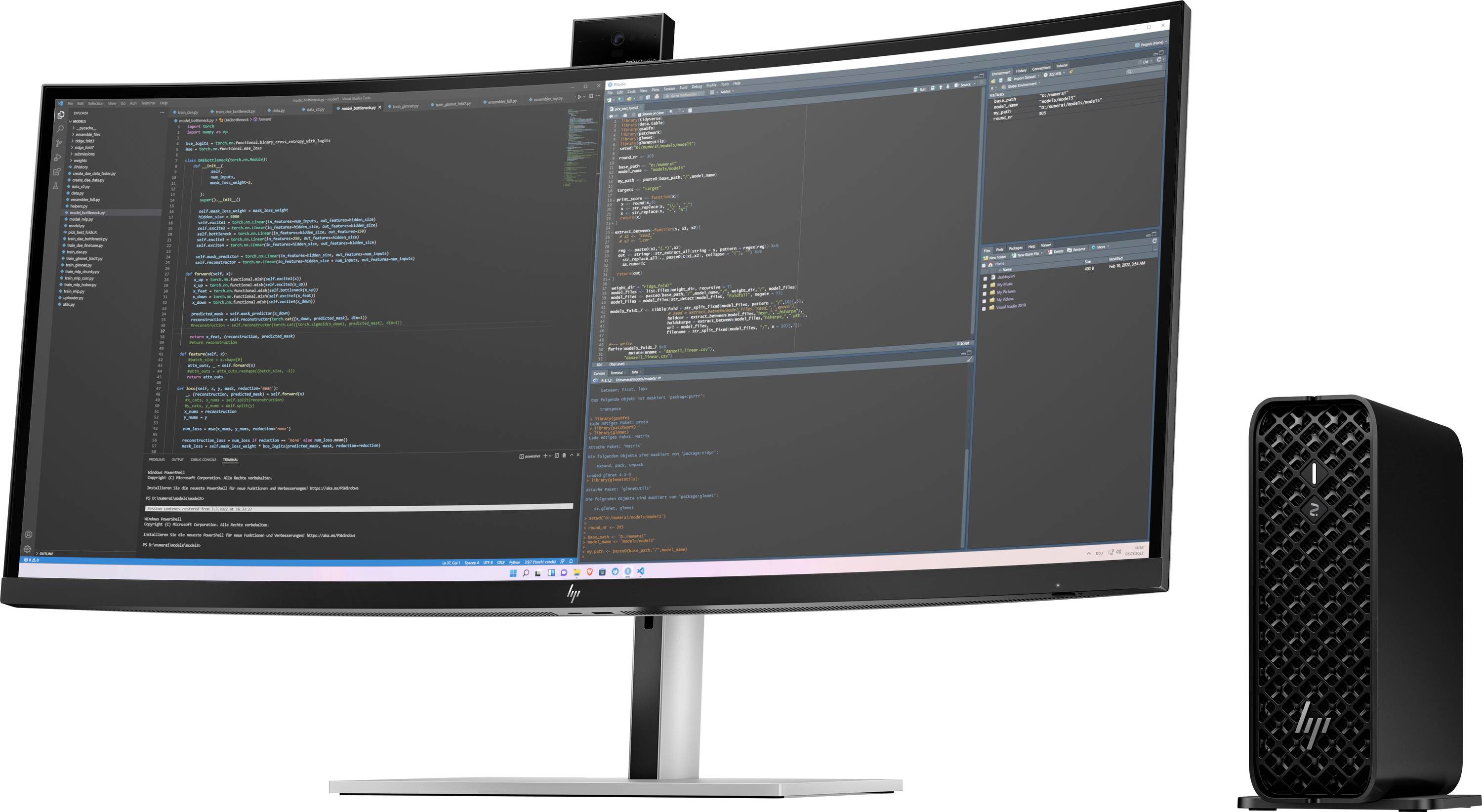 HP Stacja robocza Mini PC Z2 Mini G1i Intel® Core™ Ultra 7 (Series 2) 265K 32 GB RAM 1 TB SSD Nvidia Karta graficzna RTX-0