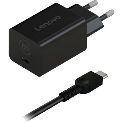 Lenovo G0A6GN65EU Ładowarka USB 65 W 1x USB-C® Power Delivery czarny do użytku przenośnego GaN-0