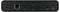 Czarny panel tylny stacji dokującej z czterema portami USB, portem Ethernet, dwoma portami wyświetlacza, portem HDMI, portem USB-C oraz wejściem zasilania.