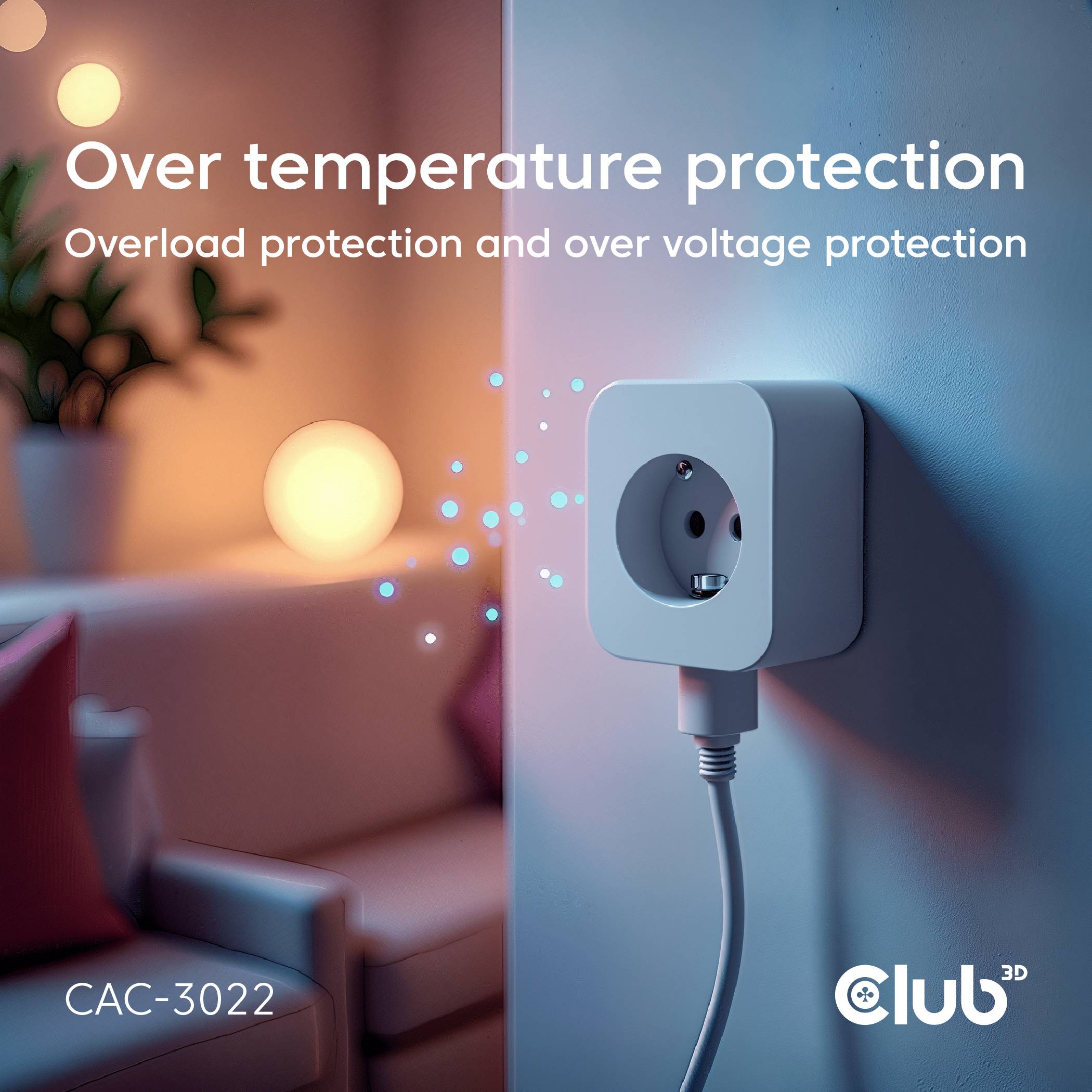 club3D CAC-3022 Ładowarka USB 30 W niebieski dom-5