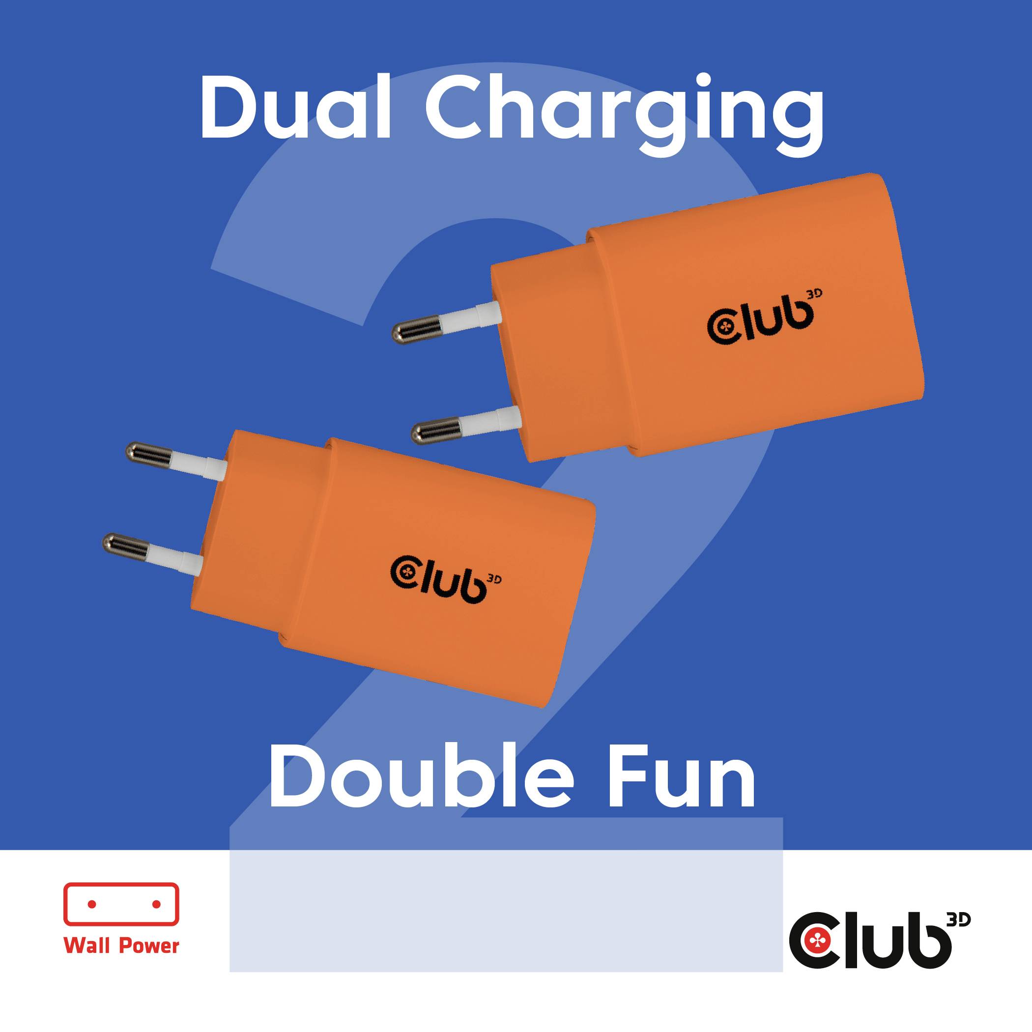 club3D CAC-3023 Ładowarka USB 30 W pomarańczowy dom-4