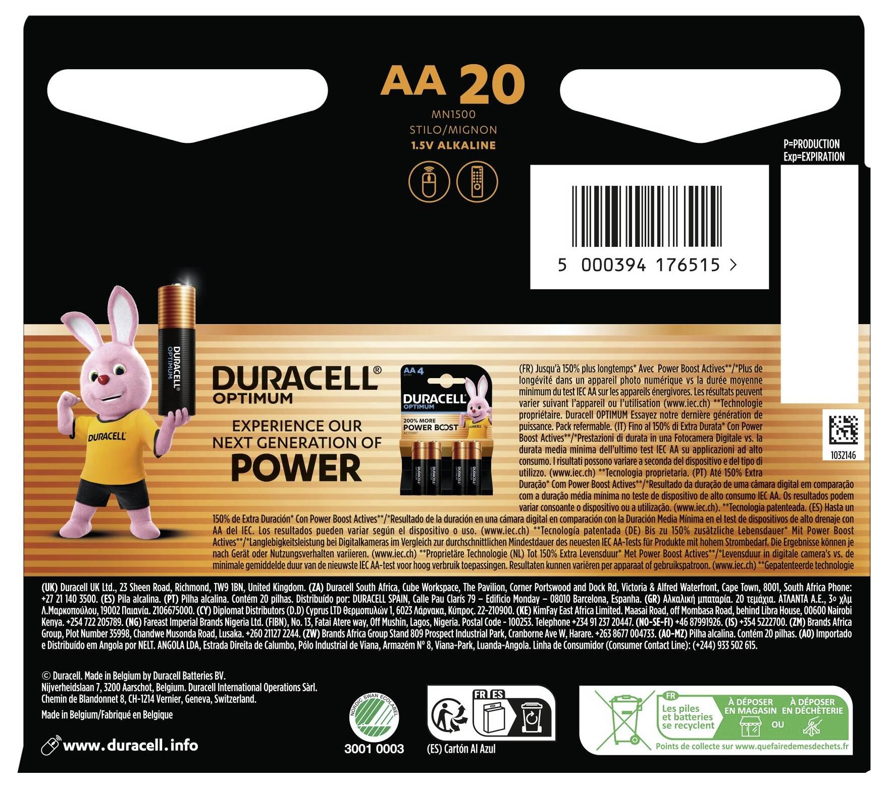 Baterie AA Duracell Plus Power Boost 151281, 1.5 V, 20 szt.-2