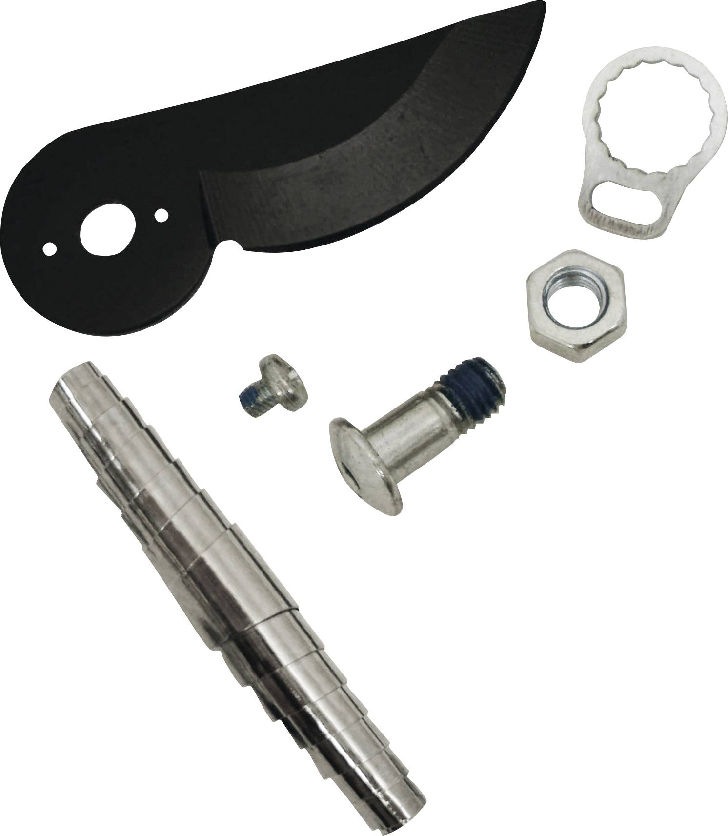 Fiskars 1026278 Per P90 (Art.11.001.47). Містить: ламу, моллу, жовту щітку, лезо та лезо. Набір запасних частин для обхідних ножиц