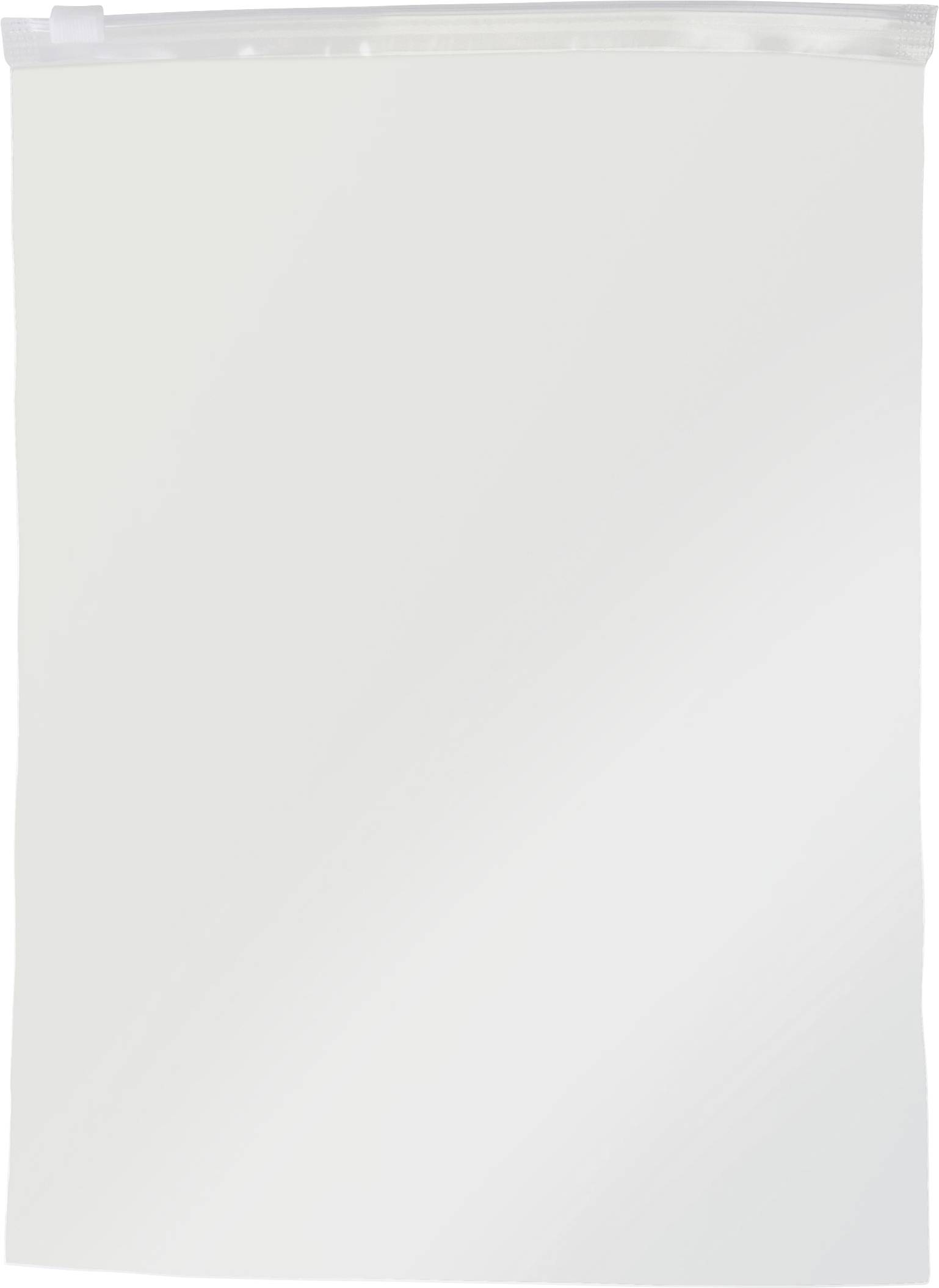 Сумка на блискавці без ремінця з етикеткою TRU COMPONENTS TC-13659816 (Д x Ш) 220 мм x 160 мм прозорий поліетилен