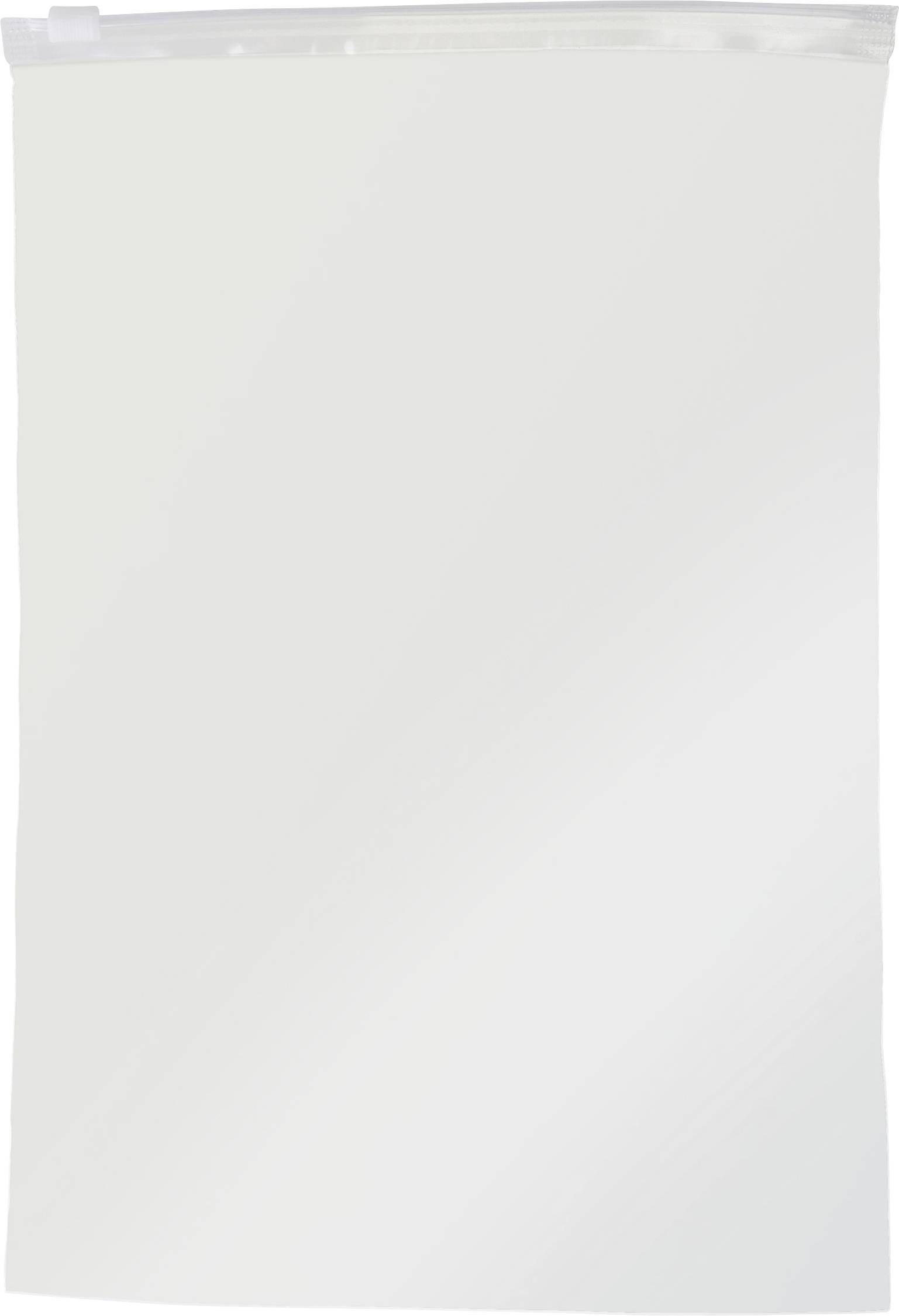 Сумка на блискавці без ремінця з етикеткою TRU COMPONENTS TC-13659820 (Д x Ш) 250 мм x 180 мм прозорий поліетилен