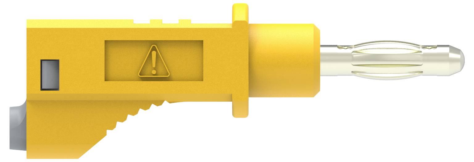 Вимірювальний дріт Electro PJP 2112-CD1-100J, штекер типу «банан», 4 мм, 100 см, жовтий, 1 шт.